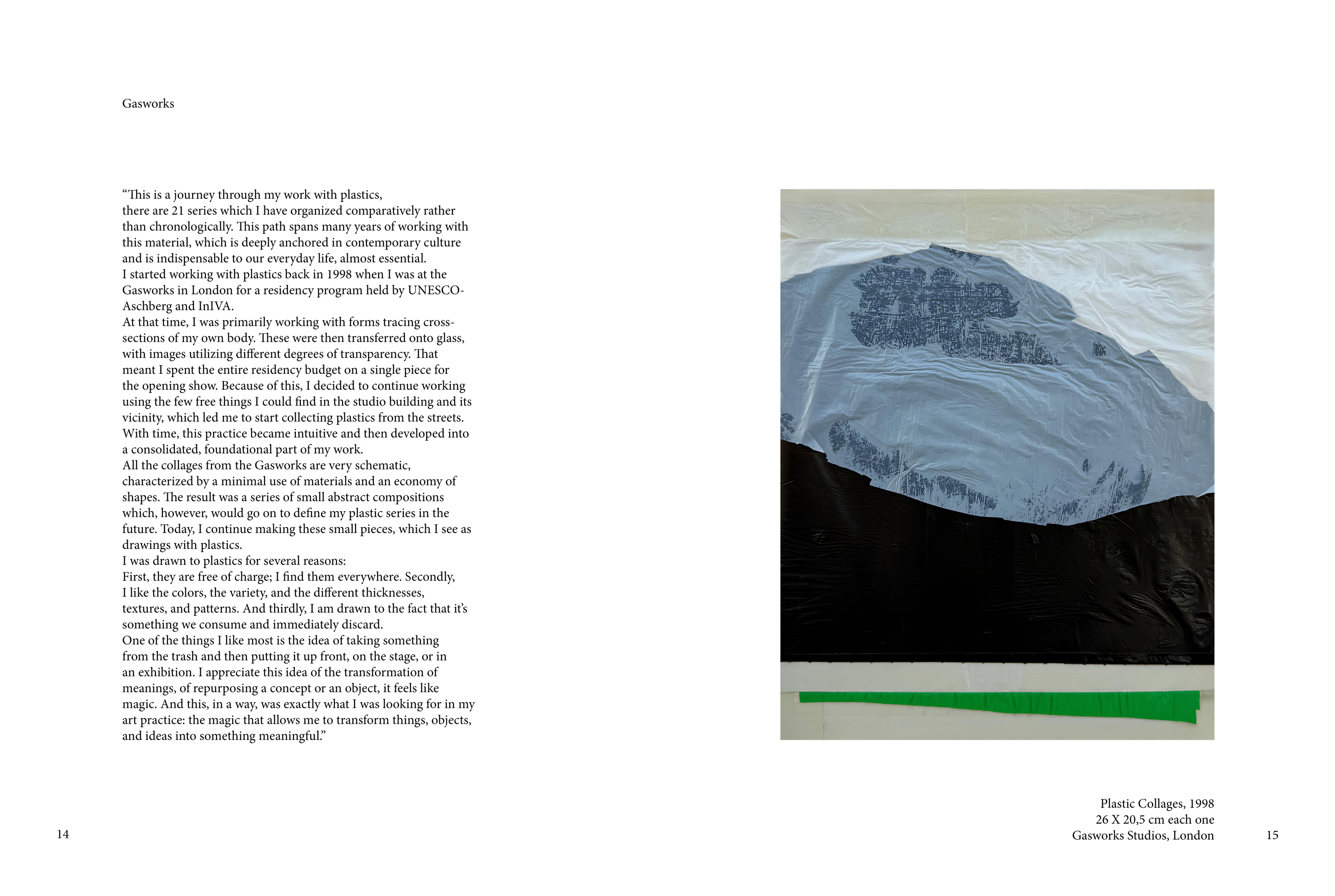 Fantastic Plastic, pages 14–15, Gasworks series
