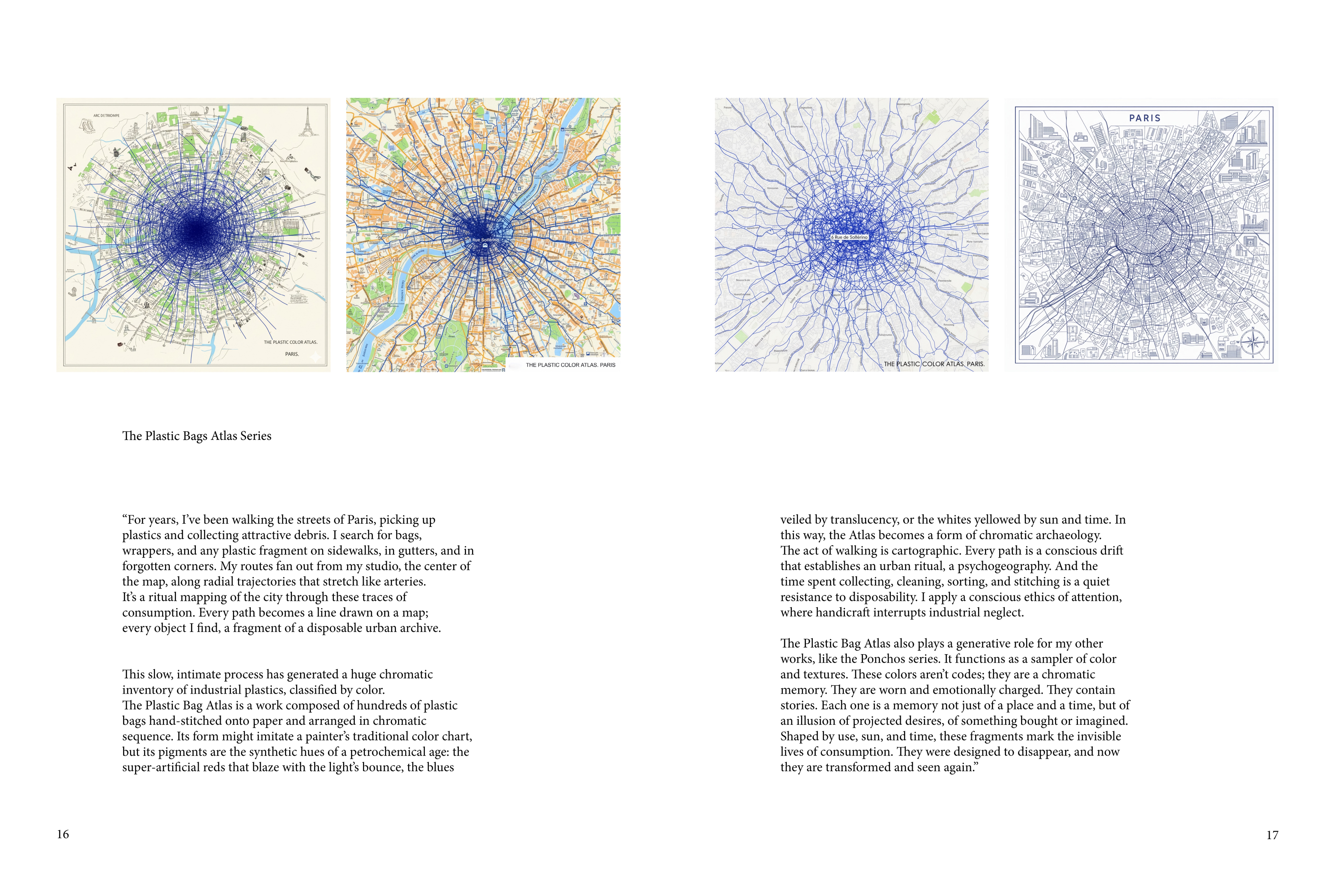 Fantastic Plastic, pages 16–17, Plastic Bags Atlas